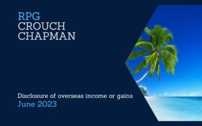 Disclosure of overseas income or gains