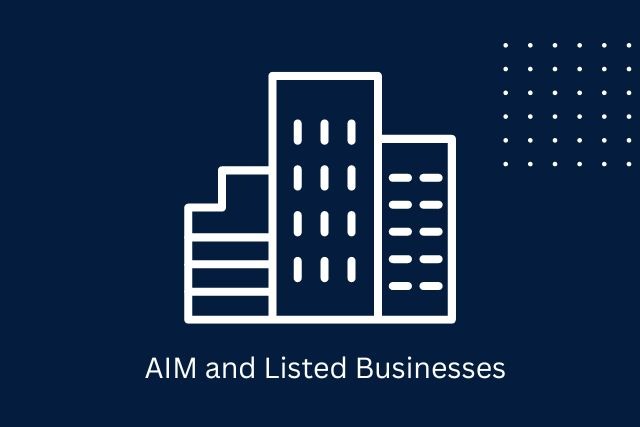 AIM and listed businesses RPGCC london auditors EC4