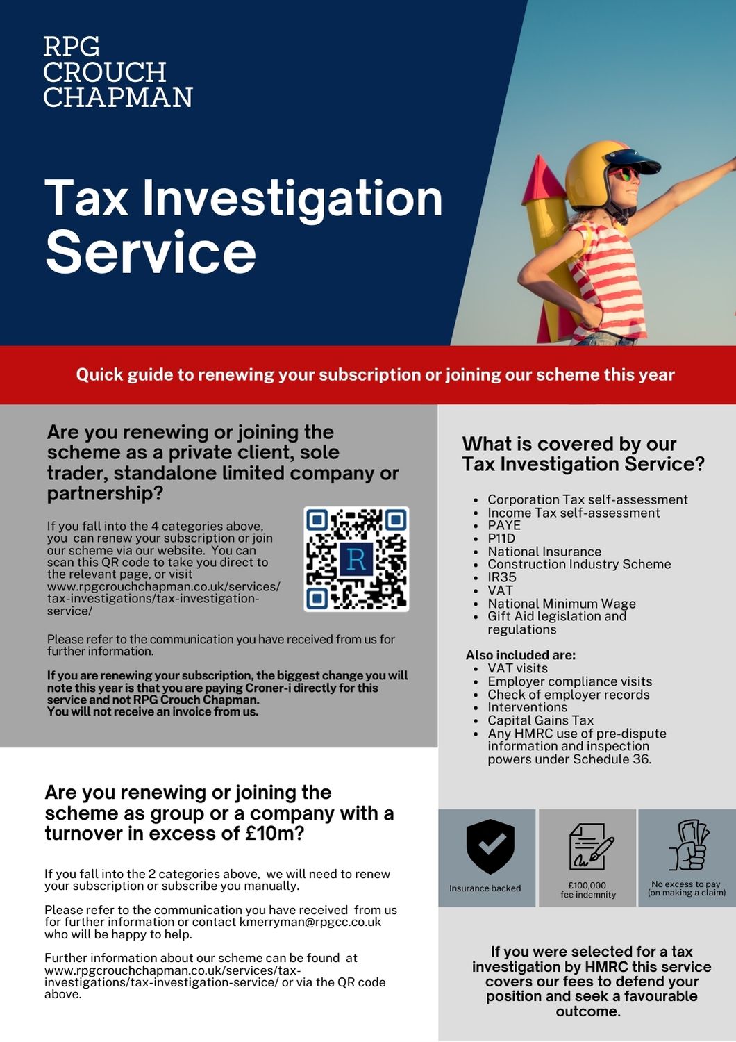 Tax investigations RPGCC London EC4
